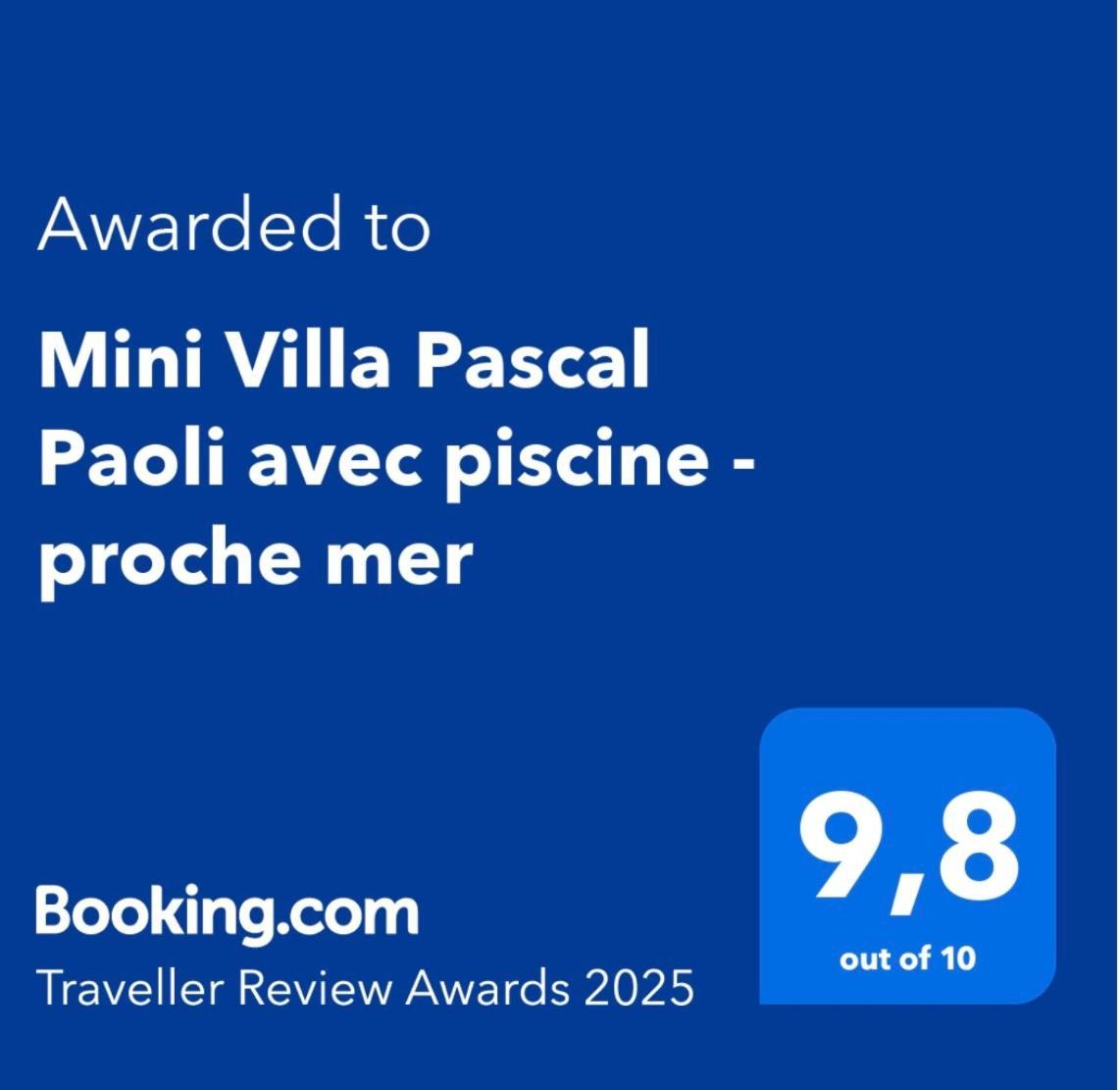 Mini Villa Pascal Paoli Avec Piscine - Proche Mer Prunelli-di-Fiumorbo Luaran gambar